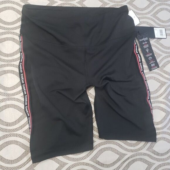 Bebe Sport Biker Leggings Shorts NWT - Picture 5 of 6